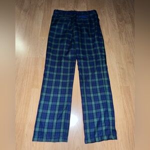 Target Green and Blue Plaid Kids Lounge Pants